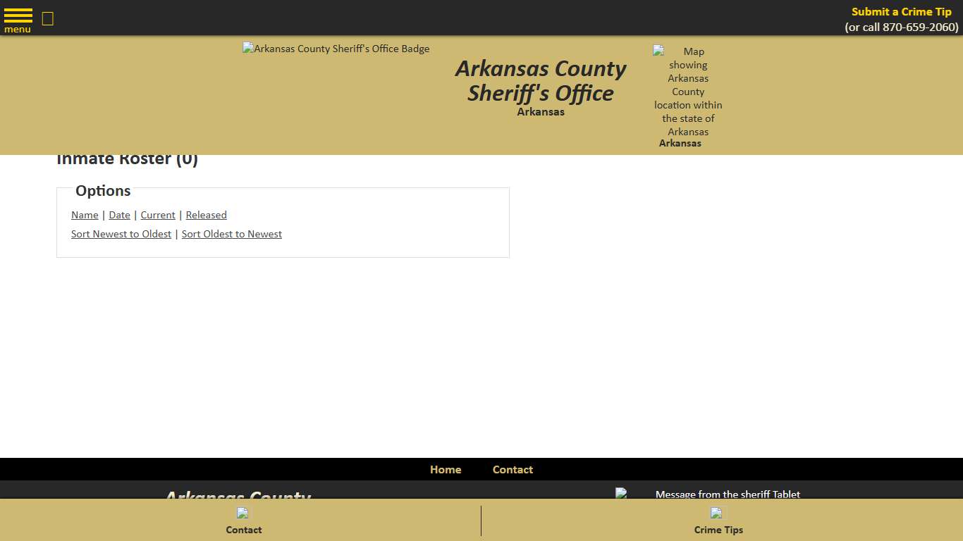 Inmate Roster - Released Inmates Booking Date Descending - Arkansas County Sheriff's Office, Arkansas